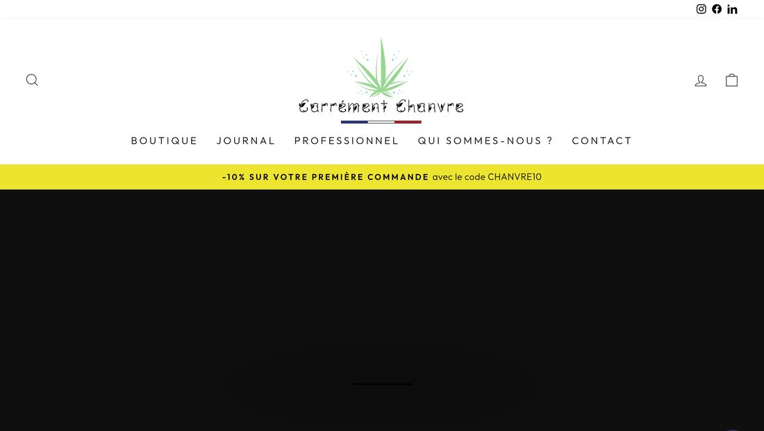 Aperçu du site Carrément Chanvre