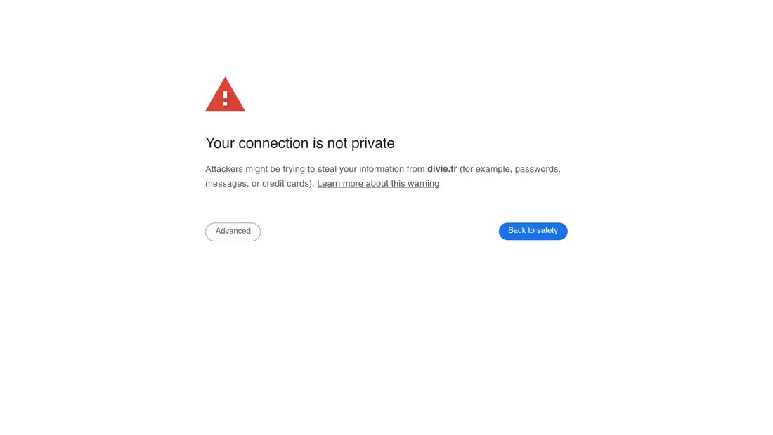 Aperçu du site Divie