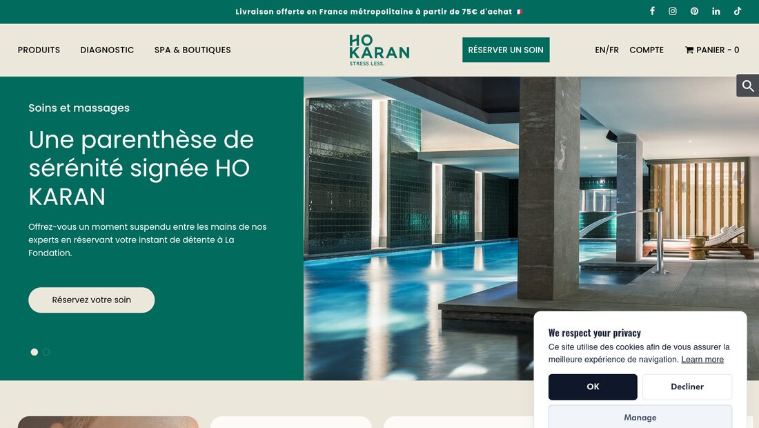 Aperçu du site Ho Karan