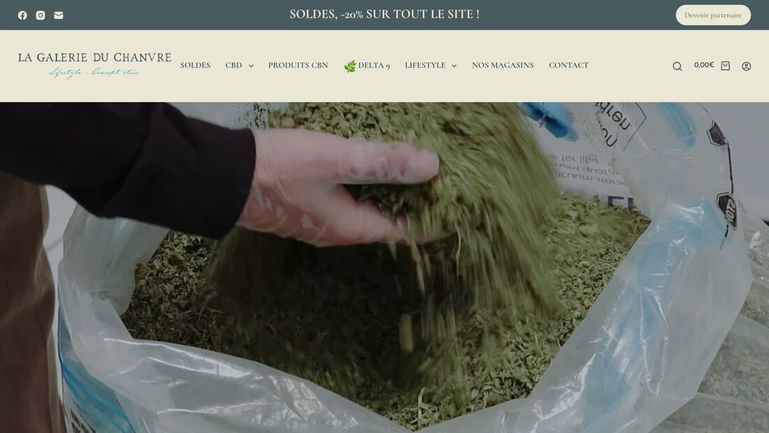 Aperçu du site La Galerie du Chanvre