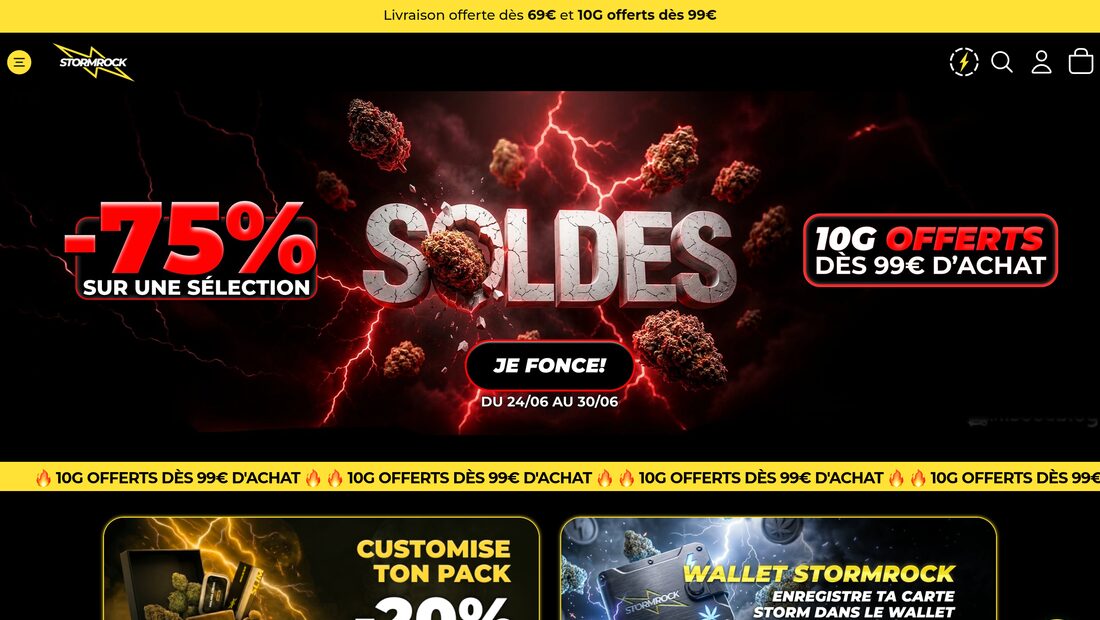 Aperçu du site Stormrock
