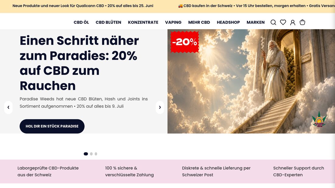 Aperçu du site uWeed